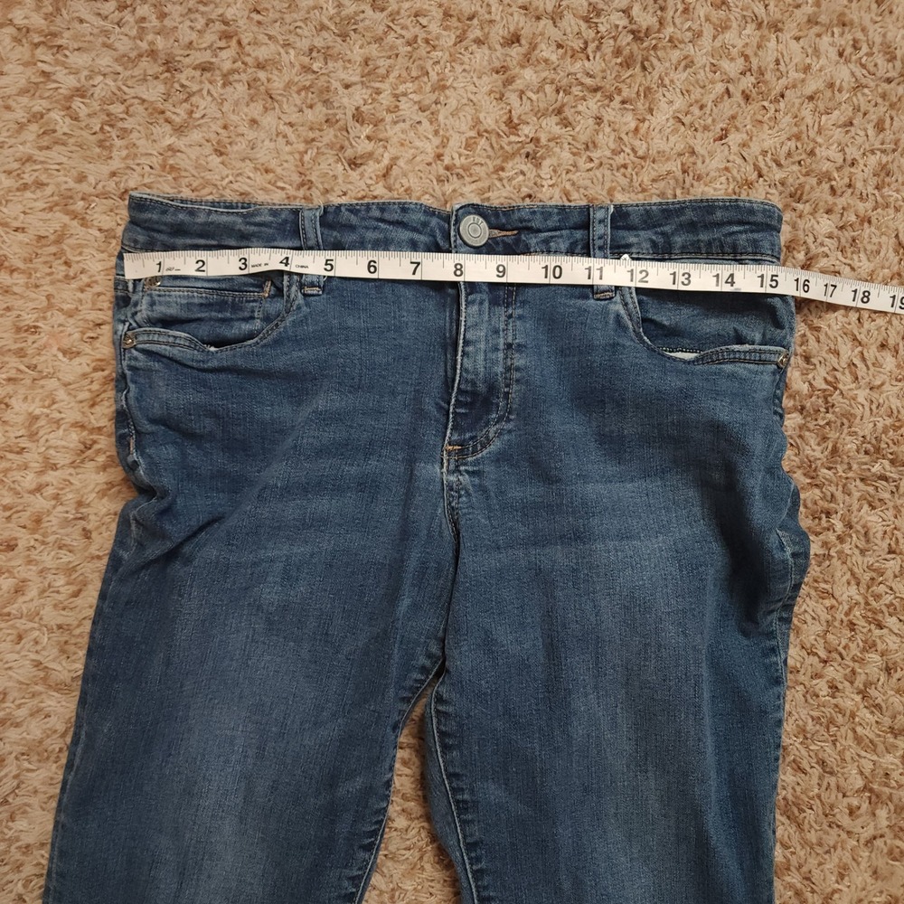 Kut from the Kloth Katy Boyfriend Jeans Womens 10 Blue Medium Wash Straight Leg - Picture 5 of 10